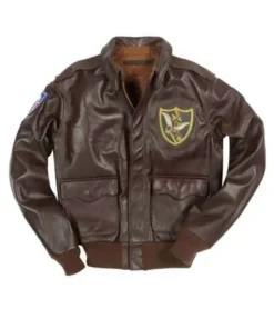 Top Gun Fighter Bomber Leather Jacket