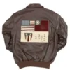 Top Gun Fighter Bomber Leather Jacket