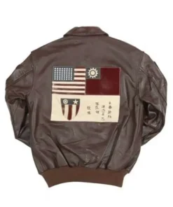 Top Gun Fighter Bomber Leather Jacket