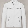 White Leather Jacket