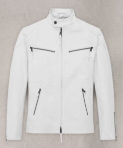 White Leather Jacket