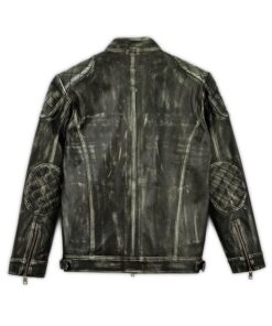 William Charcoal Leather Jacket