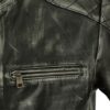 William Charcoal Leather Jacket