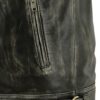 William Charcoal Leather Jacket