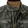 William Charcoal Leather Jacket
