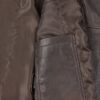 Winchester Men's Distressed Dark Brown Leather Car Coat