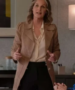 Winnie Landell Hacks Suede Leather Coat