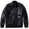 Alpha Bomber Leather Jacket