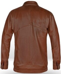 Aviator Bomber Leather Jacket