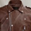 Beast Spanish Brown Biker Leather Jacket