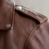 Beast Spanish Brown Biker Leather Jacket