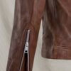Beast Spanish Brown Biker Leather Jacket
