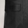 Black Python Catwalk Leather Blazer