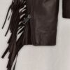 Bold Fringed Leather Jacket