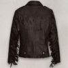 Bold Fringed Leather Jacket