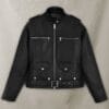Chic Rider Black Leather Jacket