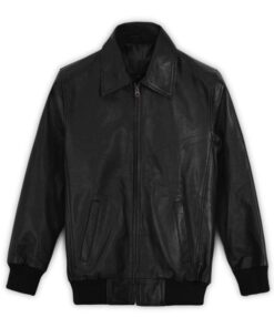 Classic Bomber Leather Jacket