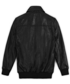 Classic Bomber Leather Jacket