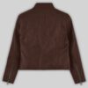 Classic Dark Brown Biker Leather Jacket