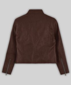 Classic Dark Brown Biker Leather Jacket