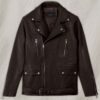 Dauntless Brown Biker Leather Jacket