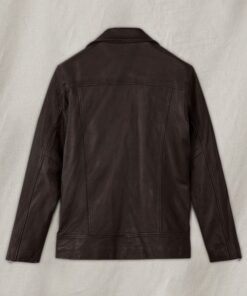Dauntless Brown Biker Leather Jacket