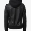 Edinburgh Women's Black Leather Jacket