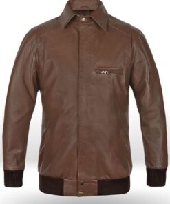 Hunter Bomber Leather Jacket
