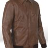 Hunter Bomber Leather Jacket