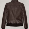Kendall Jenner Classic Dark Brown Leather Jacket