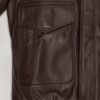 Kendall Jenner Classic Dark Brown Leather Jacket