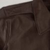 Kendall Jenner Classic Dark Brown Leather Jacket