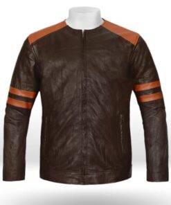 Leather Fighter T-Shirt Jacket