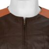 Leather Fighter T-Shirt Jacket