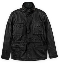 Military M-65 Leather Jacket