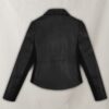Modern Stretch Leather Blazer