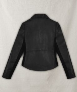 Modern Stretch Leather Blazer