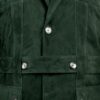 Safari Forest Suede Leather Blazer