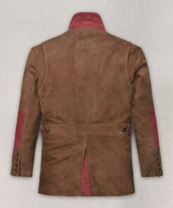 Safari Hickory Suede Leather Blazer