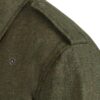 Tweed Leather Green Combo Jacket