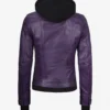 Womens Betty Purple Leather Jacket