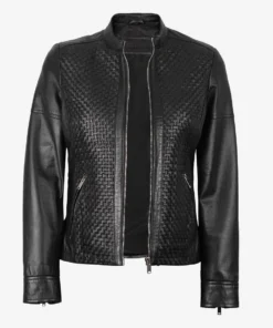 Women's Black Leather Jacket
