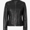 Women's Black Leather Jacket