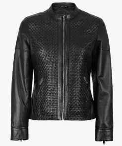 Women's Black Leather Jacket