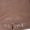 Women's Cafe Racer Real Leather Jacket