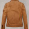 Womens Stylish Tan Leather Jacket