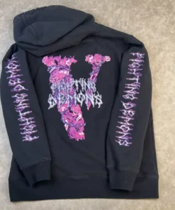 Juice Wrld x Vlone Hoodie Fighting Demos Hoodie