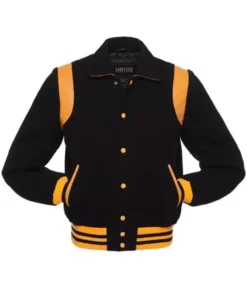 black-wool-gold-leather-varsity-jacket