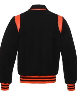 black-wool-orange-leather-varsity-jacket