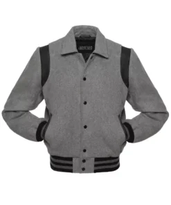 grey-wool-black-leather-varsity-jacket